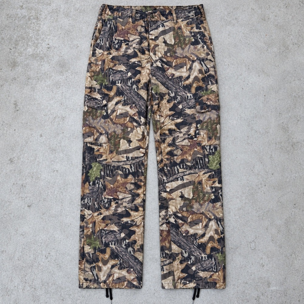 Vintage Mossy Oak Break-Up Camo Cargo Pants Mens Medium 30x31 Tactical Utility